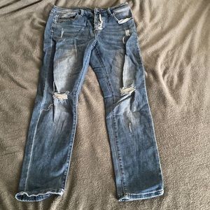 Ripped High Waist Skinny Jeans Size Medium